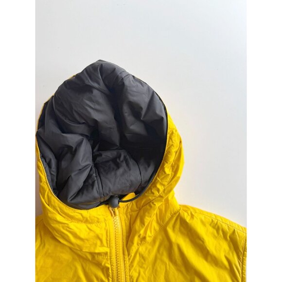 Vintage 00's NAUTICA Yellow Nylon Hooded Puffer Vest, Size M - Picture 7 of 14